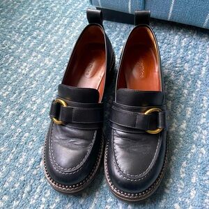 See by Chloé - Black Erine Heeled Loafers - Size 41